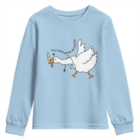 Sily Goose Meme Youth Sweatshirt Funny Quote You Were Never An Option - Wonder Print Shop
