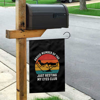 Funny Dad Garden Flag Proud Member Of The Just Resting My Eyes Club - Wonder Print Shop