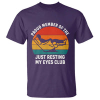Funny Dad T Shirt Proud Member Of The Just Resting My Eyes Club - Wonder Print Shop