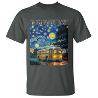 Rosa Parks T Shirt Starry Night Van Gogh Black History African - Wonder Print Shop