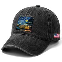 Rosa Parks Washed Cotton Baseball Cap Starry Night Van Gogh Black History African