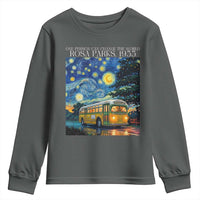 Rosa Parks Youth Sweatshirt Starry Night Van Gogh Black History African - Wonder Print Shop