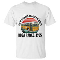 Rosa Parks T Shirt One Person Can Change The World - Wonder Print Shop