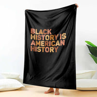Black History Melanin African American Pride Throw Blanket - Wonder Print Shop