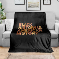 Black History Melanin African American Pride Throw Blanket - Wonder Print Shop