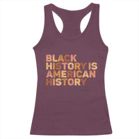Black History Melanin African American Pride Racerback Tank Top - Wonder Print Shop