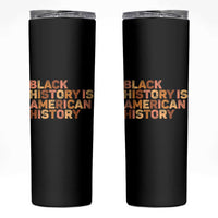 Black History Melanin African American Pride Skinny Tumbler - Wonder Print Shop