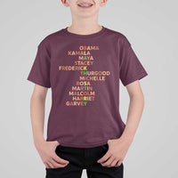 Black Leader History Melanin African American Pride T Shirt For Kid - Wonder Print Shop