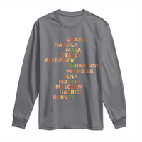 Black Leader History Melanin African American Pride Long Sleeve Shirt - Wonder Print Shop