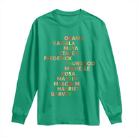 Black Leader History Melanin African American Pride Long Sleeve Shirt - Wonder Print Shop