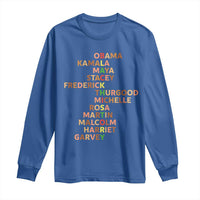 Black Leader History Melanin African American Pride Long Sleeve Shirt - Wonder Print Shop