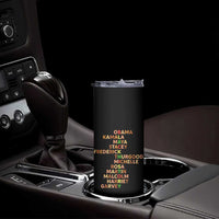 Black Leader History Melanin African American Pride Skinny Tumbler - Wonder Print Shop