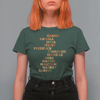 Black Leader History Melanin African American Pride T Shirt For Women - Wonder Print Shop
