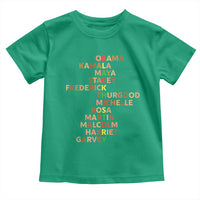 Black Leader History Melanin African American Pride Toddler T Shirt - Wonder Print Shop