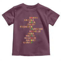 Black Leader History Melanin African American Pride Toddler T Shirt - Wonder Print Shop