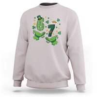 67 St Patricks Day Sweatshirt Funny Six Seven Hands Meme