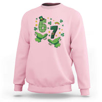 67 St Patricks Day Sweatshirt Funny Six Seven Hands Meme