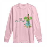 Marcus The Worm St Patricks Day Long Sleeve Shirt I'm Sensitive