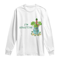 Marcus The Worm St Patricks Day Long Sleeve Shirt I'm Sensitive