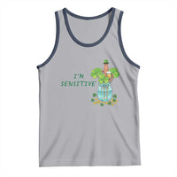 Marcus The Worm St Patricks Day Tank Top I'm Sensitive