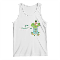 Marcus The Worm St Patricks Day Tank Top I'm Sensitive
