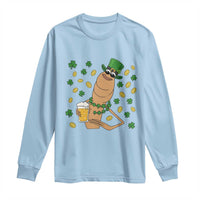 Marcus The Worm St Patricks Day Long Sleeve Shirt Funny Drinking Irish Beer Ireland