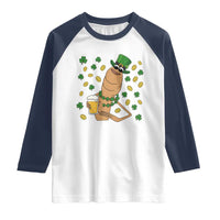 Marcus The Worm St Patricks Day Raglan Shirt Funny Drinking Irish Beer Ireland