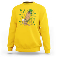 Marcus The Worm St Patricks Day Sweatshirt Funny Drinking Irish Beer Ireland