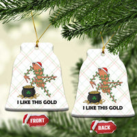 Marcus The Worm St Patricks Day Ceramic Ornament I Like This Gold