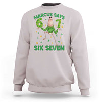 Marcus The Worm St Patricks Day Sweatshirt Funny 67 Six Seven Hands Meme
