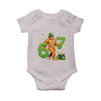 67 St Patricks Day Baby Onesie Funny Bigfoot Six Seven Shamrock Party Meme