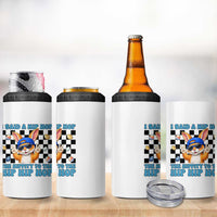 Funny Easter Bunny 4 in 1 Can Cooler Tumbler I Said A Hip Hop The Hippity To The Hip Hip Hop