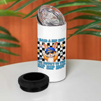 Funny Easter Bunny 4 in 1 Can Cooler Tumbler I Said A Hip Hop The Hippity To The Hip Hip Hop