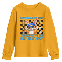 Funny Easter Bunny Youth Sweatshirt I Said A Hip Hop The Hippity To The Hip Hip Hop
