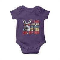 I Said A Hip Hop The Hippity To The Hip Hip Hop Baby Onesie Funny Easter Bunny Rapper Sunglasses