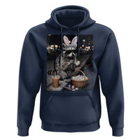 Easter Raccoon Iced Coffee Hoodie Funny Trash Panda Egg Painting