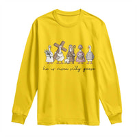 He Is Risen Silly Goose Long Sleeve Shirt Funny Christian Easter