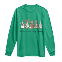 He Is Risen Silly Goose Long Sleeve Shirt Funny Christian Easter