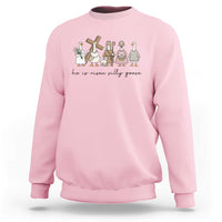 He Is Risen Silly Goose Sweatshirt Funny Christian Easter