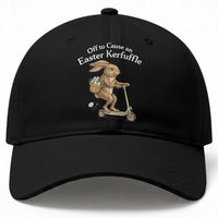 Funny Easter Bunny Baseball Cap Off To The Cause an Easter Kerfuffle