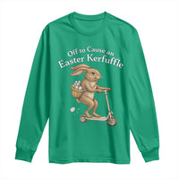 Funny Easter Bunny Long Sleeve Shirt Off To The Cause an Easter Kerfuffle