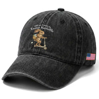 Funny Easter Bunny Washed Cotton Baseball Cap Off To The Cause an Easter Kerfuffle