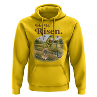 He Is Risen Hop On Hoodie Christian Easter Frog