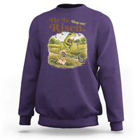 He Is Risen Hop On Sweatshirt Christian Easter Frog