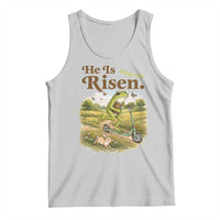 He Is Risen Hop On Tank Top Christian Easter Frog