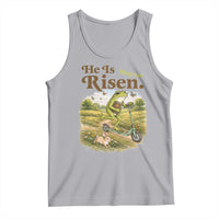 He Is Risen Hop On Tank Top Christian Easter Frog