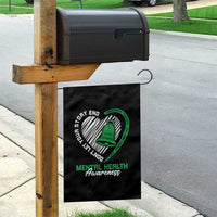 Mental Health Awarenes Garden Flag Green Ribbon Inspirational Psychologist Therapist