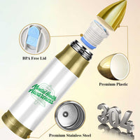 Mental Health Matters Awareness Bullet Tumbler Support Squad Green Ribbon