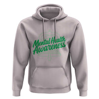 Mental Health Matters Awareness Hoodie Support Squad Green Ribbon