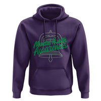 Mental Health Matters Awareness Hoodie Support Squad Green Ribbon